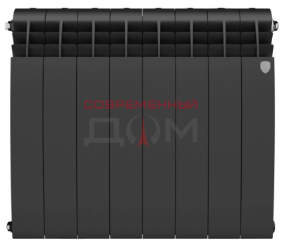 Радиатор ROYAL THERMO Revolution Bimetall 500 2.0 Noir Sable – 8 секц.